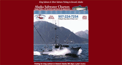 Desktop Screenshot of aksaltwatercharters.com